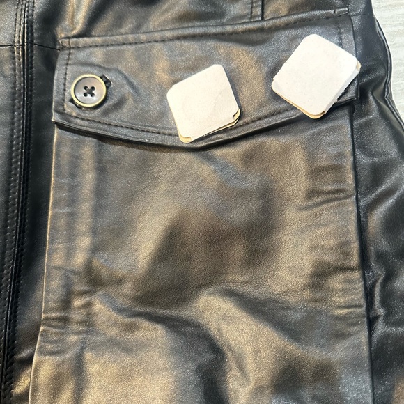 NWT Men’s “Bennett” Black Winter Sherpa and PU leather coat size Medium - Picture 8 of 16